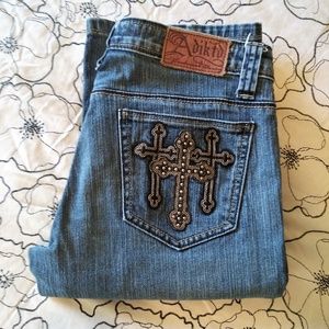 Adiktd Three Cross pockets Jeans sz 6